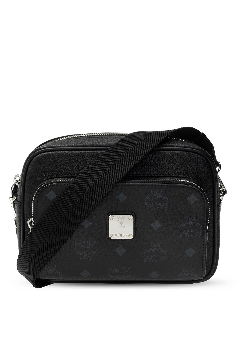 Mcm shoulder shop bag black